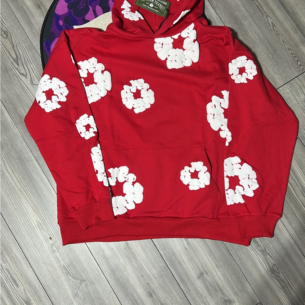 Floral Red Men's Sweater